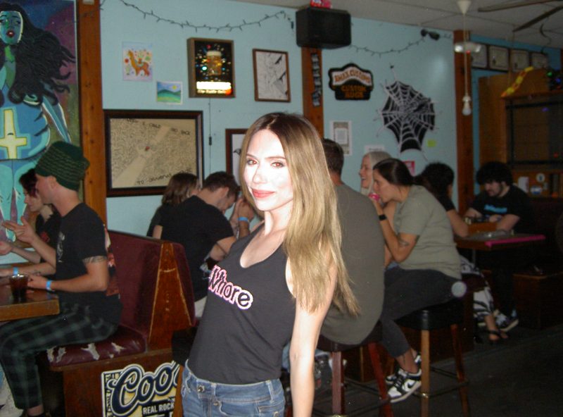 Rose at a bar